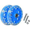 Fenteer Ruote di Allenamento per Bambini Ruote Ausiliarie Ciclismo per Bambini da 14 16 20 Accessori per Bambini Ruota Posteriore Resistente, Blu