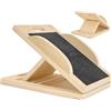 Generico Tavola Inclinata - Panca in Legno per Equilibrio e Stretching - Attrezzatura Fitness Regolabile per Esercizi Gambe Ginocchia Piedi Tallone