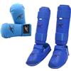 Dickly Karate Sparring Gear Set Guanti Parastinchi Forniture Allenamento Guanti da Pugno Protettivi Scarpe da Karate per MMA Taekwondo Palestra Casa, l