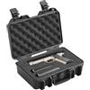 VEVOR Custodia Rigida per Pistola, Capacità 1 Pistola, Custodia con Serratura con Schiuma PU Pretagliata, Impermeabile Antipolvere, Borsa da Trasporto per Armi da Fuoco da Caccia 320 x 240 x 118 mm