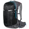 Ferrino zaino zephyr 22+3 25 litri 78512 NCC colore nero ideale per trekking coprizaino incluso schienale traspirante porta bastoncini leggero e capiente 25
