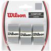 Wilson Racchette da tennis Pro Over Grip, argento, confezione da 3