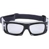Agatige Occhiali Sportivi Occhiali, Racquetball Pallacanestro Occhiali da Calcio Occhiali Protettivi Badminton Tennis Occhiali Protettivi Antideflagranti(Nero)