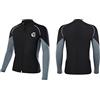 ziyimaoyi Donna/Uomini Manica Lunga Muta Giacca 2mm Neoprene Cerniera Anteriore Surf Nuotare Tute Mute Tuta Bagnata Top (Uomini, XL)