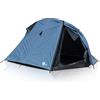 your GEAR YourGEAR - Tenda da trekking ORA, per 2 persone, protezione UV 50+, protezione dagli insetti, impermeabile, 5000 mm, colore: Blu/Grigio