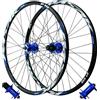 LPYDWZ MTB Ruote Bici 26 27.5 29 Pollici, Freno a Disco 142mm Perno Passante HG Mozzo con Cuscinetto Sigillato Cerchione Anteriore Bici for Cassetta a 7-11 velocità(Thru AXLE Front+Rear,26 ER)