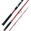 Falcon Peppers Vortex Stand Up Canna da Traina, 6 20-35Lb Pesca, Rosso, Vario, 6' X 20-35 lb
