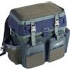 Esperanza NECO® Pesca - Zaino e sedile per borsa da pesca, include 4 scatole per esche, spaziosa borsa con scatole per tackle, 4 tasche, sabbia