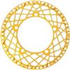 AYXAMO Corona Bici，Corona per Bicicletta Corona for Bici BCD 130 Corona 53T 56T 58T Denti Corona for Bici Pieghevole BMX Ruota dentata Guarnitura Bici(58T,Gold)