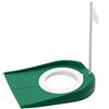 TIKATARER Tazza per Il Putting da, Aiuti per la Pratica in Plastica per Interni Ed Esterni, con Bandiera Bianca con Foro Regolabile per la Pratica del Putting Standard