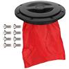RiToEasysports Coperchio per boccaporto per Kayak, Kit Piastra di Coperta Coperchio di Tipo Circolare Rotondo Impermeabile con Custodia per Kayak Attrezzatura da Pesca 8 Pollici, 6 Pollici(6 inch)