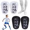 TULEBOLIAN 2 Paio Mini parastinchi per calcio,Parastinchi da calcio per bambini e uomini,6 * 9.5cm,Parastinchi Piccoli,Equipaggiamento Protettivo Parastinchi,per protezione da calcio delle gambe
