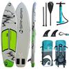 Spinera Light SUP Set completo - Tavola gonfiabile Stand Up Paddle Board 3 misure 10,6 | 11,2 | 11,8 ultraleggera e stabile, con pagaia, pompa e zaino (Light 10,6 | 320 x 82,5 x 15 cm)