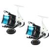 agc Kit 2 Mulinelli Surfcasting King Sea 8000 Kolpo, 5 cuscinetti alta recisione Misura 8000 Capacità filo 0.30/590mt - 0.40/337mt - 0.50/216mt Precaricato con ottimo filo di alta qualità.