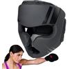 Generico Casco Kickboxing, copricapo di boxe,Monkey Face Shape Sparring Helmet - Guscio imbottito, attrezzatura multifunzionale di arti marziali, protezione traspirante per gli adulti