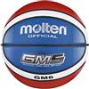 Molten Bgmx6-C Pallone Da Pallacanestro, Misura 6, Colore: Rosso/Bianco/Blu