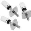 Yardwe 3pezzi Viti per Pinne da Surf Inossidabile per Installazione Facile e Sicura e Board Compatibile con Box Portatile e Stabile