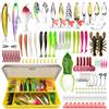 PIWOSGOL 131 Pezzi Esche Artificiali Spinning, Artificiali Spinnings Mare Spigola, Cucchiaini Pesca Trota, Minnow Spinnings, Per Trota, Persico,Luccio Spoon Kit, Materiale Di Protezione Ambientale