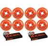 Revision Wheels Inline Roller Hockey Clinger 72 mm 82 A Pezzi con Cuscinetti Bones