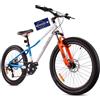 sun baby Verdant Bike Bicicletta per bambini 20 pollici ruota dimensioni da 6 a 10 anni altezza regolabile 6 velocità Shimano (Bianco Blu Arancione)