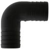 TRU-DESIGN PLASTICS, connettore Tubo a 90° Nero 38 mm in Confezione SB, 58400