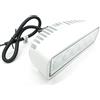 Aqua LED 12/24 V - Faro LED per barca, 18 W, IP68, rettangolare, 145 x 46 mm, colore: Marine