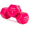 EVERGY Manubri Studio Evergy Home. Manubri in vinile per palestra a casa. Manubri esagonali fitness. Pesi fitness. Manubri Evergy 1 kg, 2 kg, 3 kg, 4 kg, 5 kg. Pesi Gym a casa. (Giallo 2kg)
