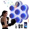 Eznaobo Macchina da boxe musicale,Professionale da parete Allenatore di Boxe Elettronica Bluetooth con 9 velocità e modalità, Display a LED, con guanti, per palestra e casa (nero)