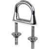 DOUGLAS MARINE Cavallotti Golfari Alaggio a U | Nautica Accessori Barca ormeggio Modello 015-03LX | Acciaio Inox AISI 316 | Carico di Rottura 6144 kg / 13545 lb