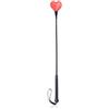 Chenyesun Frusta Pelle Lunga 60cm,Frustino per Cavallo Equitazione Cavallo Crop,Amore Frusta Antiscivolo per Performance da palco