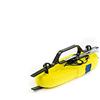 RomiSport Linee per beach volley, marcatura campo da gioco, 18 m x 9 m, linee per pallone da spiaggia, larghezza 5 cm, marcatura prato, sabbia, gancio di ancoraggio (giallo)