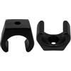 TOP-MAX 2 clip marine per scala di yacht, morsetti di fissaggio pieghevoli in nylon nero, accessori per ponte