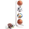 Generico Portapalle, Portaoggetti per Palline, Espositore da Calcio, Portaoggetti per Pallacanestro Multistrato, Portaoggetti per Palline in Ferro, Supporto per Pallacanestro in Ferro Battuto, Scaffale per Pal