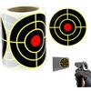 BEAHING Shooting Targets Adesivi da 200 Pezzi di Schizzi autoadesivi Bersaglio da 3 Pollici di tiro a Punti di Carta Etichette Target Adesivi Bersaglio