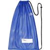Aquazone Borsa a rete con coulisse per immersioni, nuoto, viaggi, attrezzatura sportiva (blu, 28 x 17)