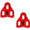 BANDIDOS Tacchette Bici da Corsa Compatibili con i Pedali Look Delta (9 gradi movimento) per Scarpe da Ciclismo Clipless Uomo e Donna. Coppia di Tacchette da Bicicletta per Ciclismo Indoor ed Outdoor, Rosso