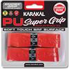 Karakal PU Super Replacement Grip - 2 Grips, Colors- Red