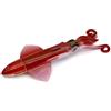 JLC Xipi EVO Vinile Esca Morbida Pesca Jigging 173 mm (Rosso Glow, 130 G)