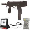 double eagle -Pacchetto Completo Con Accessori - Pistola per airsoft, modello M30, a molla, 0,5 joule, colore nero, ricarica manuale