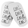 SZLIFE Mini Soccer Shin Guards Football Training Shin Guards Aoutdoor Sports da Esterno per Adulti Kids Shin Protection Shin Pads, XS Bianco Bianco