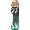 FIXE - Confezione da 4 Nastri Express Puput per arrampicata a parete, Moschettone Keylock e Snagfree, Nastro in poliammide ultra resistente, grande manovrabilità e sicurezza, resistenza 22 kN