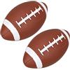 HOODANCOS 2 Pezzi Pallone da Rugby per 17 CM Palla da Allenamento per Rugby Scolastico Giocattolo Sportivo per Attività All'Aperto e Scuola