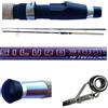 Generico canna pesca siluro spinning due pezzi carbonio azione grammi 300 2,70 mt