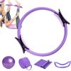Hiemible 5 Pezzi Anello E Palla Pilates A Casa Accessoris Kit Per Donna, Anello Fitness Yoga, Set Da Pilates Cerchio Per Addome Braccia Glutei Gambe Stretching Allenamento