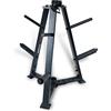 ZERRO Rastrelliera pesi porta dischi palestra rack porta pesi palestra casa con 6 Aste per Dischi da 25/45 mm Portata 300 kg