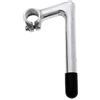 Courtieyeardceastea Attacco manubrio per bicicletta vintage 25,4 mm* 80 mm con tubo filettato da 22,2 mm argenteo