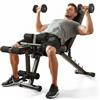 Generico Panca Pesi Regolabile con Leg Extension e Leg Curl | Panca Allenamento All in One per Home Gym | Panca Inclinata Declinata Piana per Forza e Bodybuilding