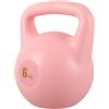 FOYTOKI Kettlebell Regolabile Rosa 6kg Impugnatura Antiscivolo in Pe per Allenamento Fitness a Casa per Esercizi di Tonificazione e Rafforzamento Muscolare