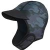 iEasey Cuffia da nuoto con visiera con sottogola, cappuccio da 2 mm, mimetico, in neoprene, per immersioni, surf, snorkeling, kayak, vela, canoa, sport acquatici