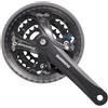 Shimano Acera FCM361C888CL Trekking, Guarnitura, Nero, 48-38-28, 170 mm
